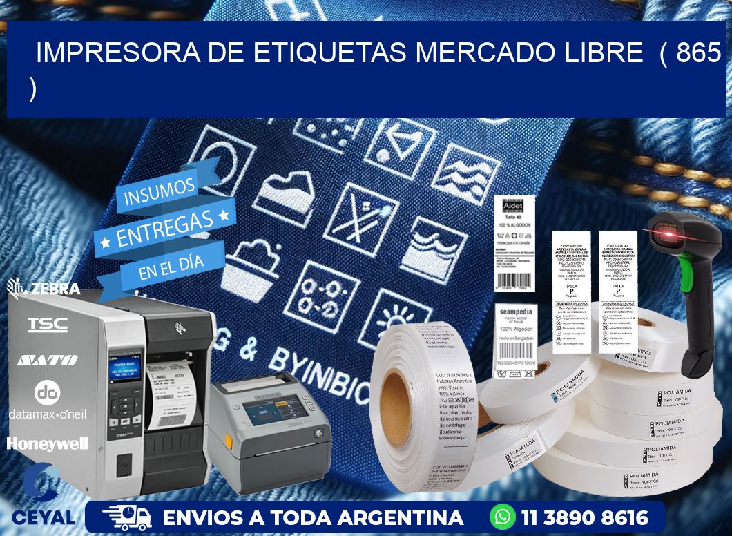 impresora de etiquetas mercado libre  ( 865 )