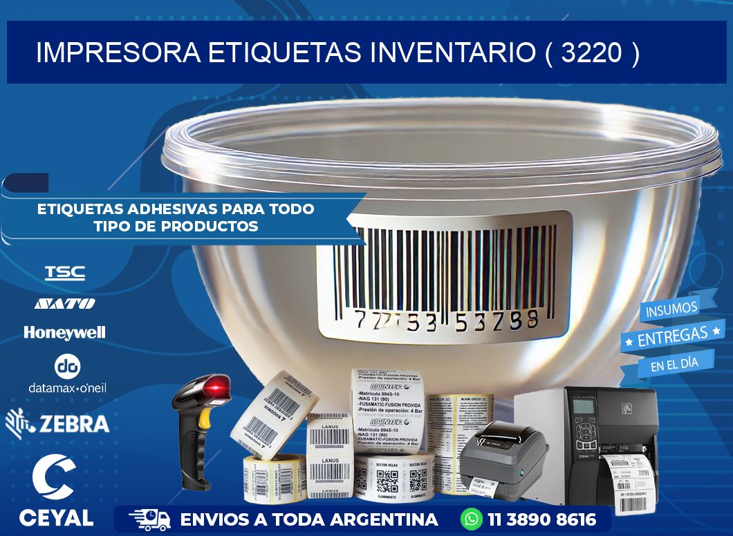 impresora etiquetas inventario ( 3220 )