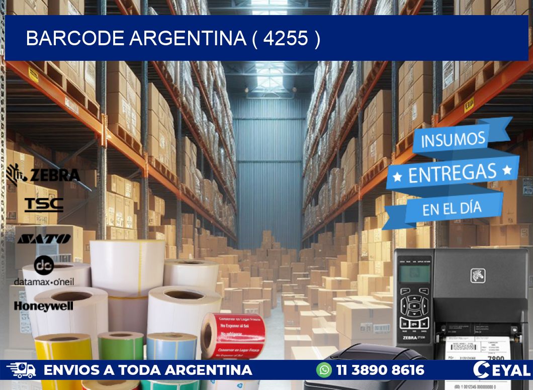 BARCODE ARGENTINA ( 4255 )