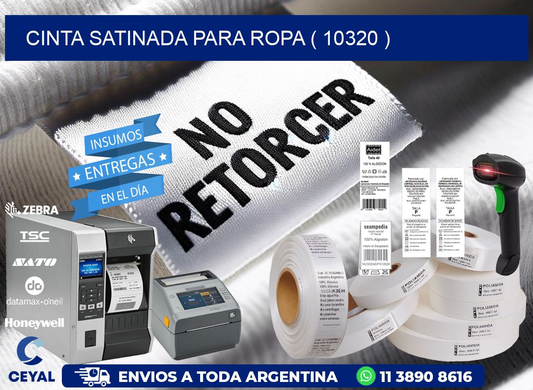 CINTA SATINADA PARA ROPA ( 10320 )