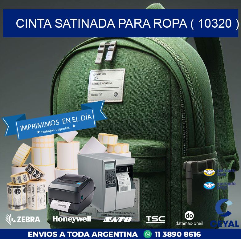 CINTA SATINADA PARA ROPA ( 10320 )