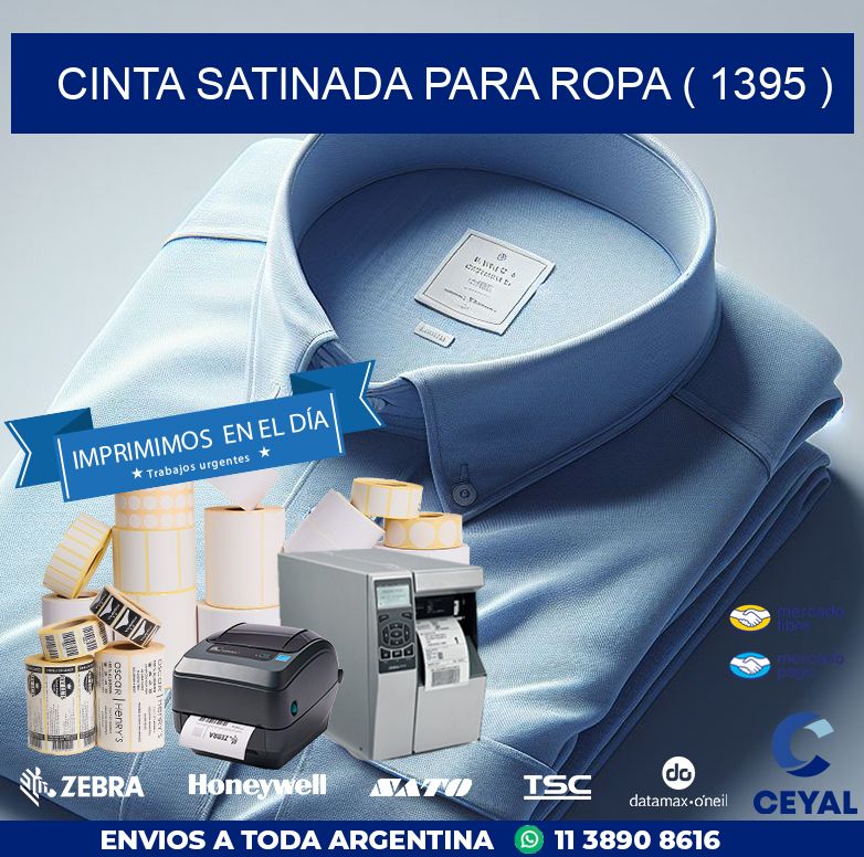 CINTA SATINADA PARA ROPA ( 1395 )