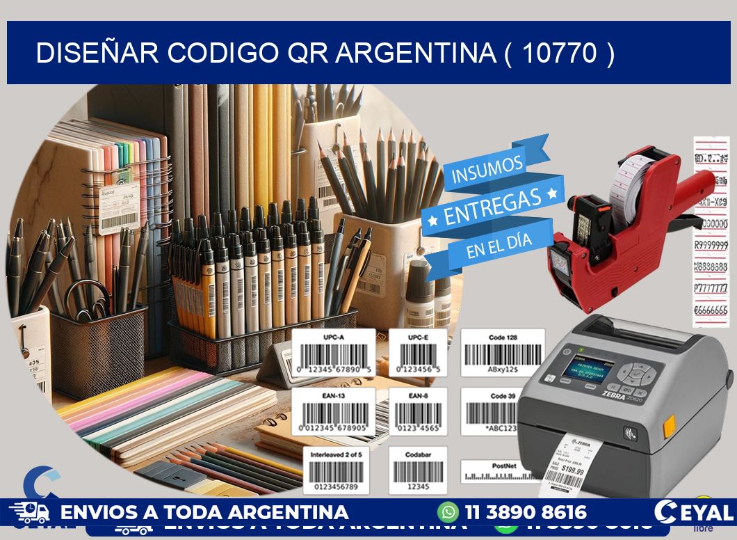 DISEÑAR CODIGO QR ARGENTINA ( 10770 )