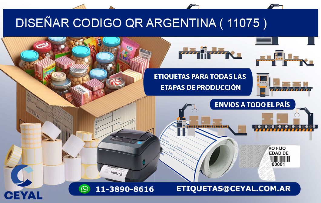DISEÑAR CODIGO QR ARGENTINA ( 11075 )
