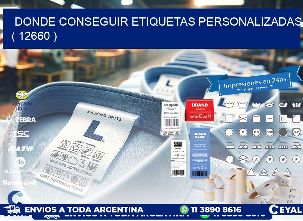 DONDE CONSEGUIR ETIQUETAS PERSONALIZADAS ( 12660 )