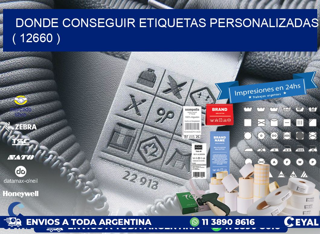 DONDE CONSEGUIR ETIQUETAS PERSONALIZADAS ( 12660 )