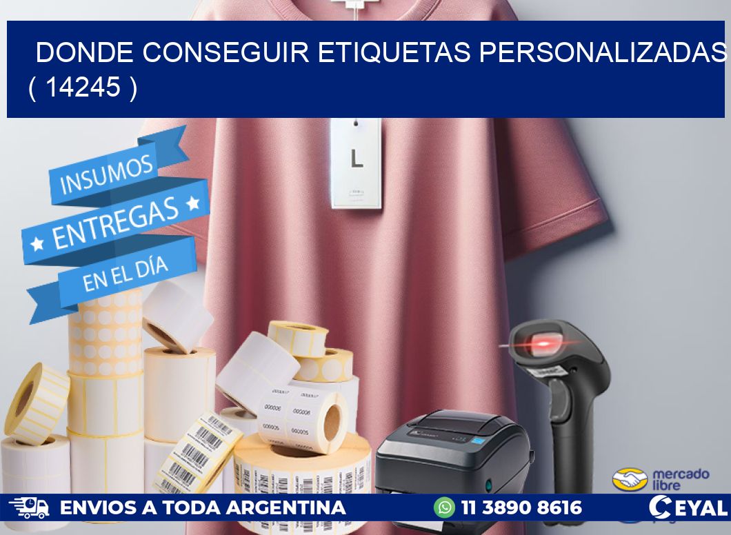 DONDE CONSEGUIR ETIQUETAS PERSONALIZADAS ( 14245 )