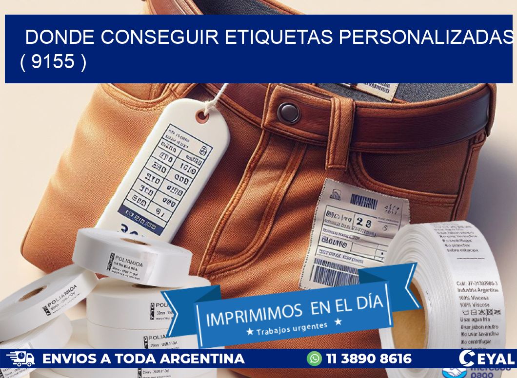 DONDE CONSEGUIR ETIQUETAS PERSONALIZADAS ( 9155 )
