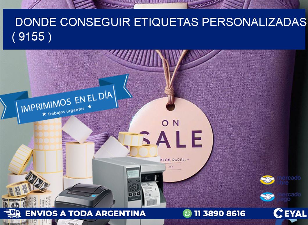 DONDE CONSEGUIR ETIQUETAS PERSONALIZADAS ( 9155 )