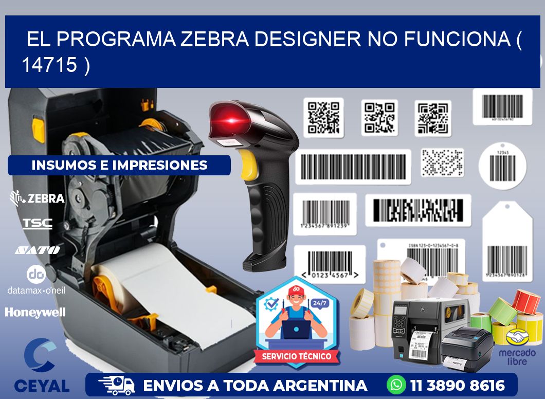 EL PROGRAMA ZEBRA DESIGNER NO FUNCIONA ( 14715 )