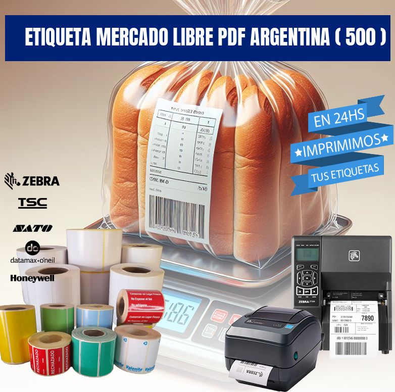 ETIQUETA MERCADO LIBRE PDF ARGENTINA ( 500 )