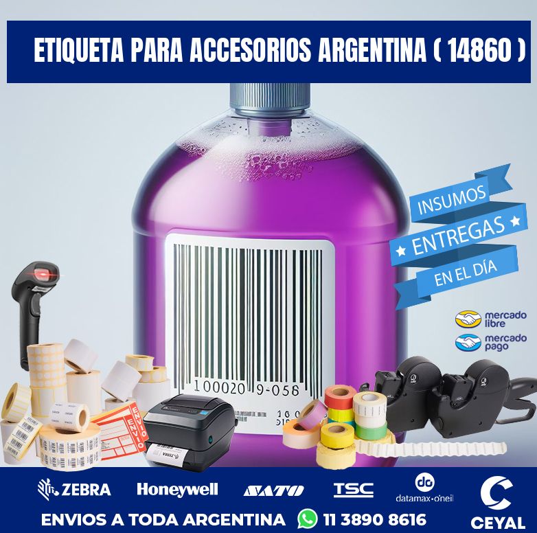 ETIQUETA PARA ACCESORIOS ARGENTINA ( 14860 )