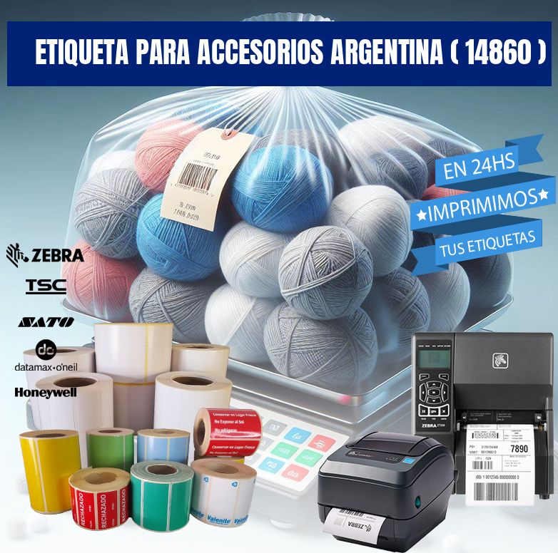 ETIQUETA PARA ACCESORIOS ARGENTINA ( 14860 )
