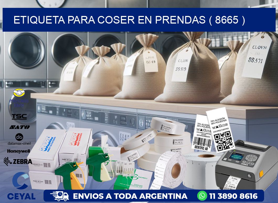 ETIQUETA PARA COSER EN PRENDAS ( 8665 )