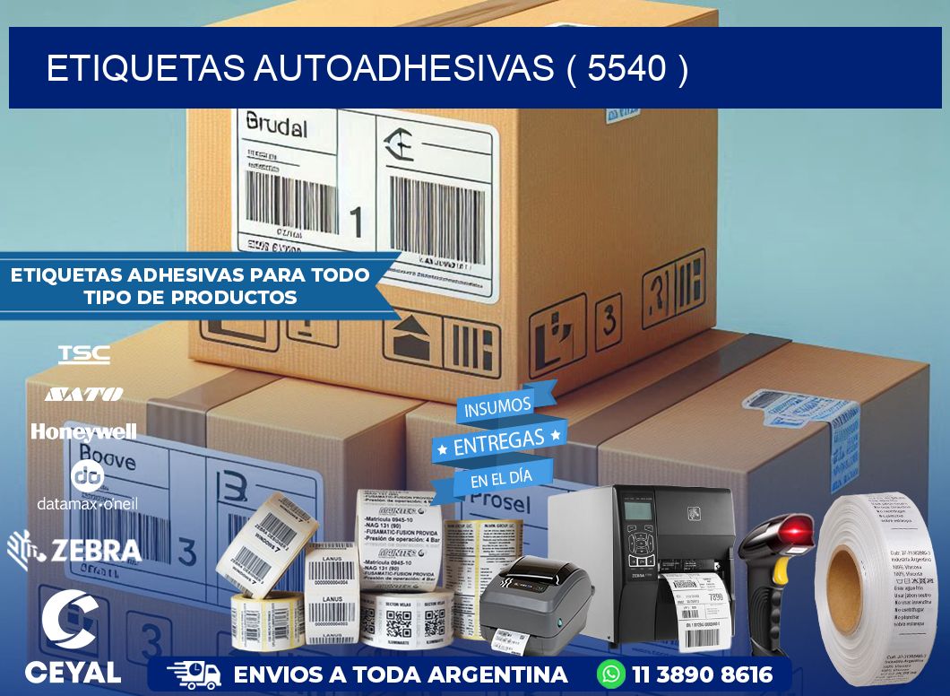 ETIQUETAS AUTOADHESIVAS ( 5540 )