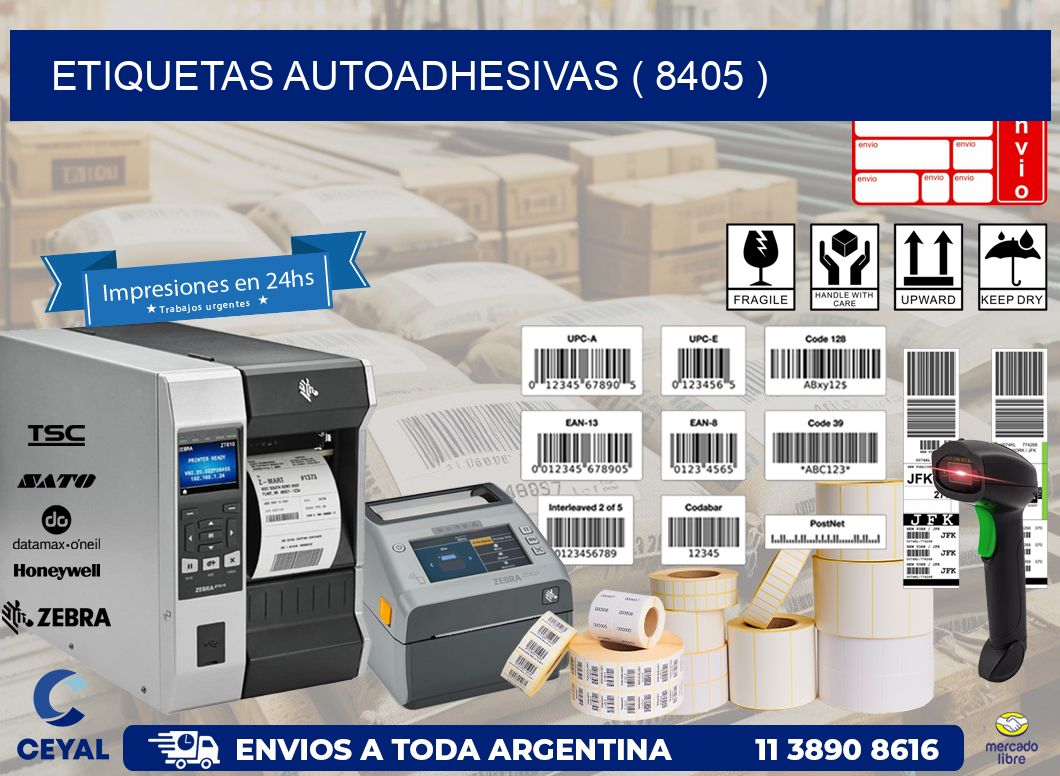 ETIQUETAS AUTOADHESIVAS ( 8405 )