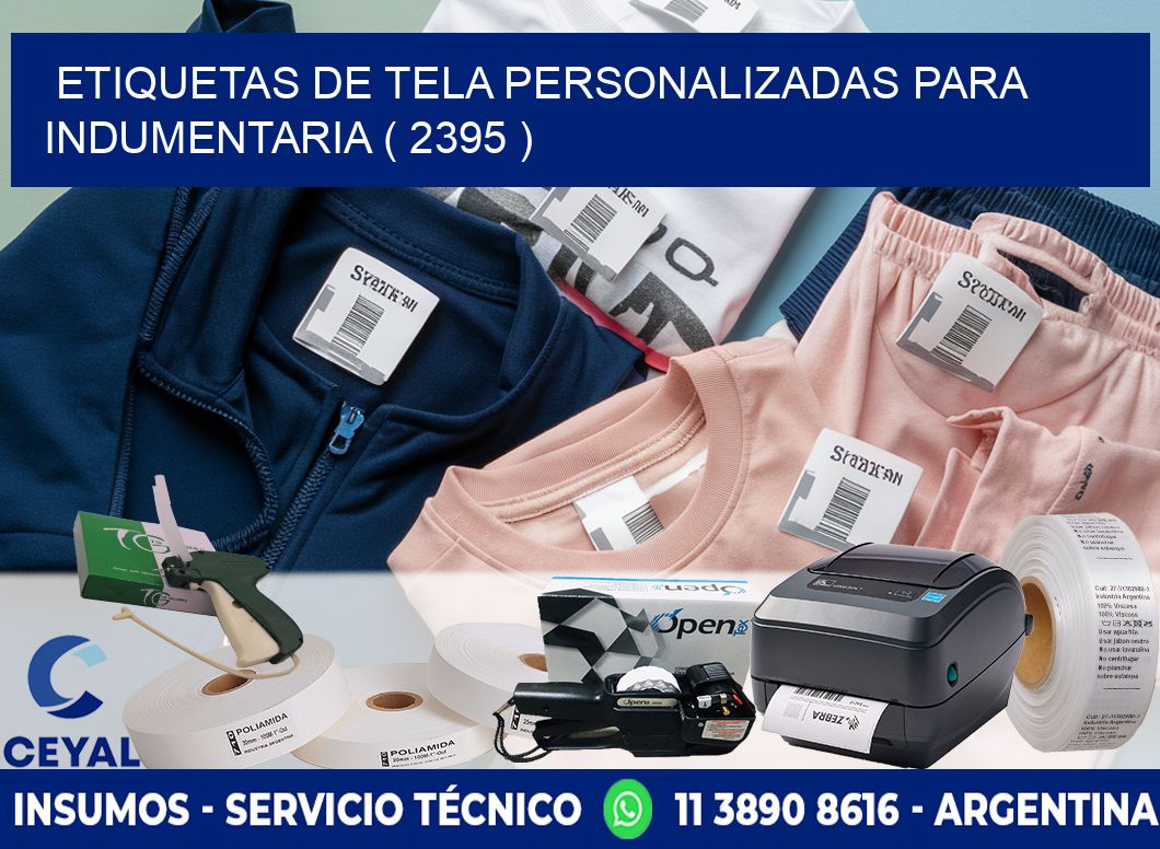 ETIQUETAS DE TELA PERSONALIZADAS PARA INDUMENTARIA ( 2395 )