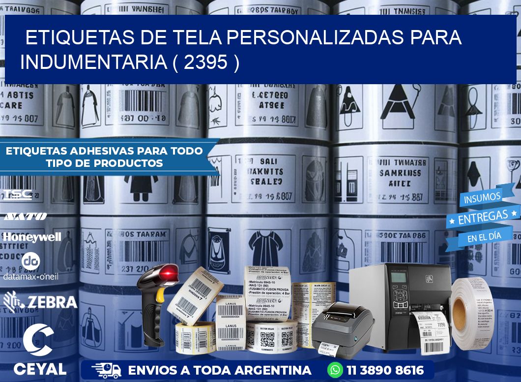 ETIQUETAS DE TELA PERSONALIZADAS PARA INDUMENTARIA ( 2395 )
