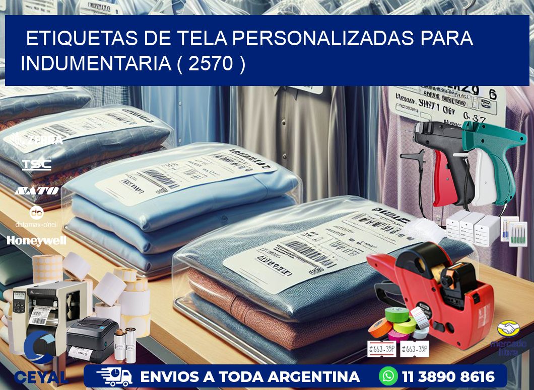 ETIQUETAS DE TELA PERSONALIZADAS PARA INDUMENTARIA ( 2570 )