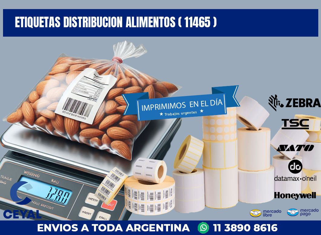 ETIQUETAS DISTRIBUCION ALIMENTOS ( 11465 )