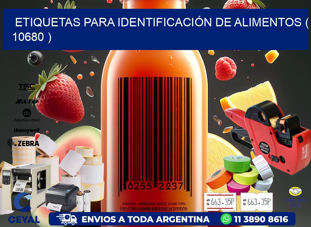 ETIQUETAS PARA IDENTIFICACIÓN DE ALIMENTOS ( 10680 )