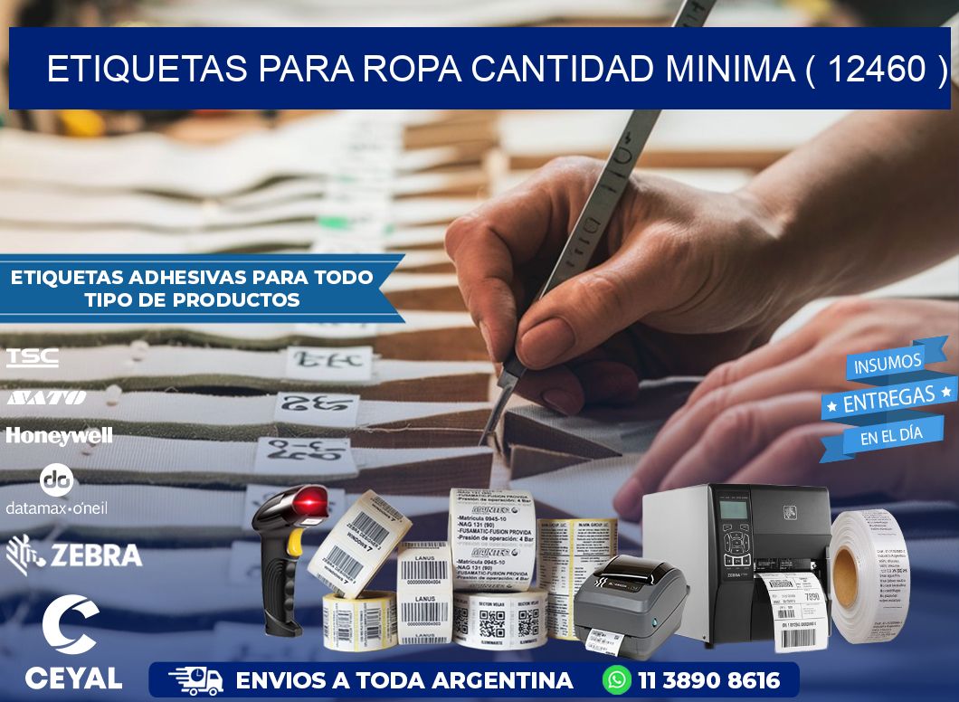 ETIQUETAS PARA ROPA CANTIDAD MINIMA ( 12460 )