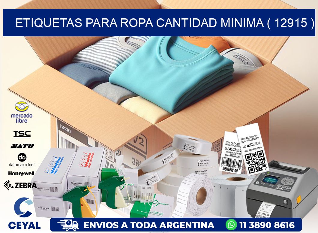 ETIQUETAS PARA ROPA CANTIDAD MINIMA ( 12915 )