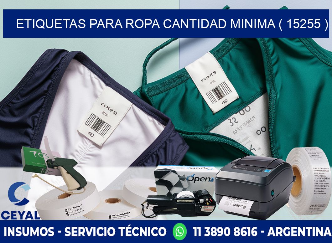 ETIQUETAS PARA ROPA CANTIDAD MINIMA ( 15255 )