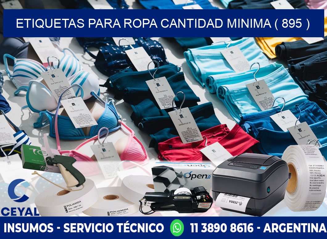 ETIQUETAS PARA ROPA CANTIDAD MINIMA ( 895 )
