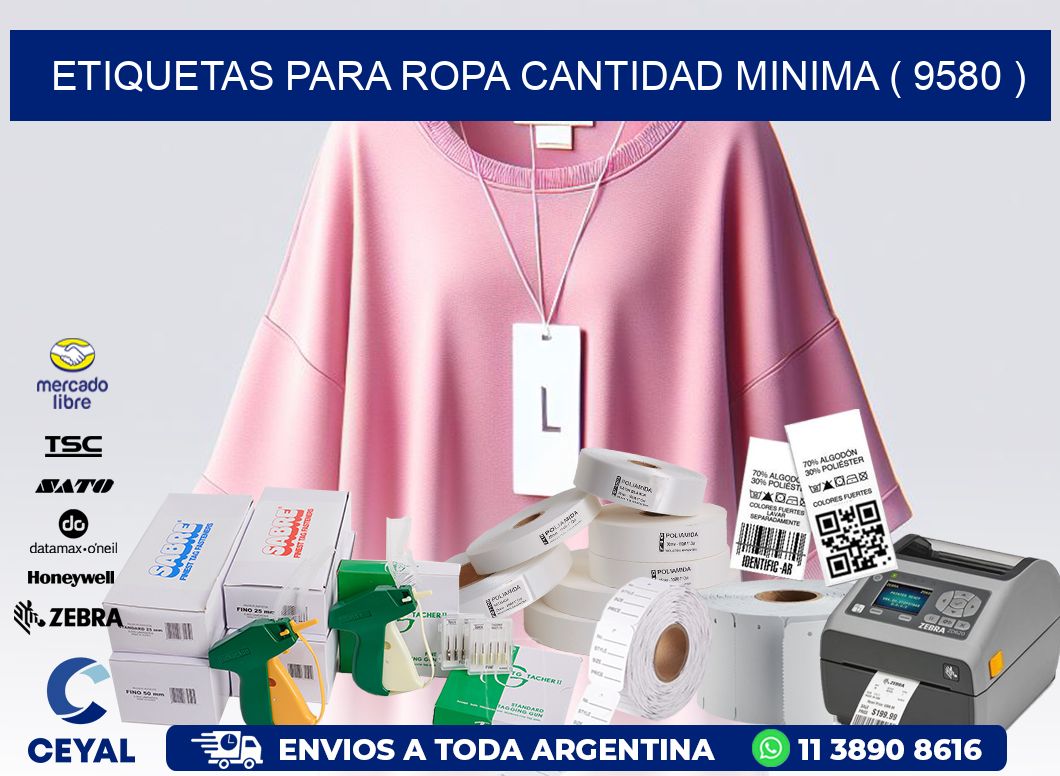 ETIQUETAS PARA ROPA CANTIDAD MINIMA ( 9580 )