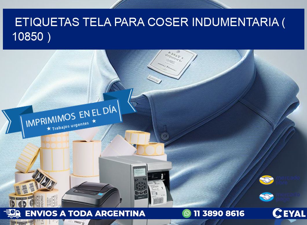 ETIQUETAS TELA PARA COSER INDUMENTARIA ( 10850 )
