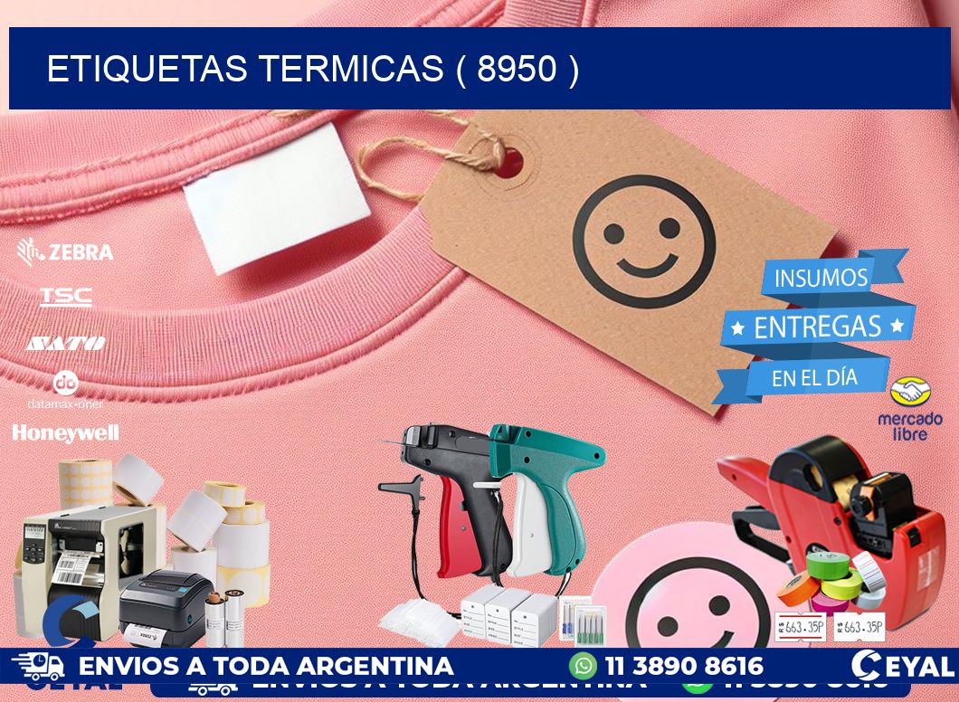 ETIQUETAS TERMICAS ( 8950 )