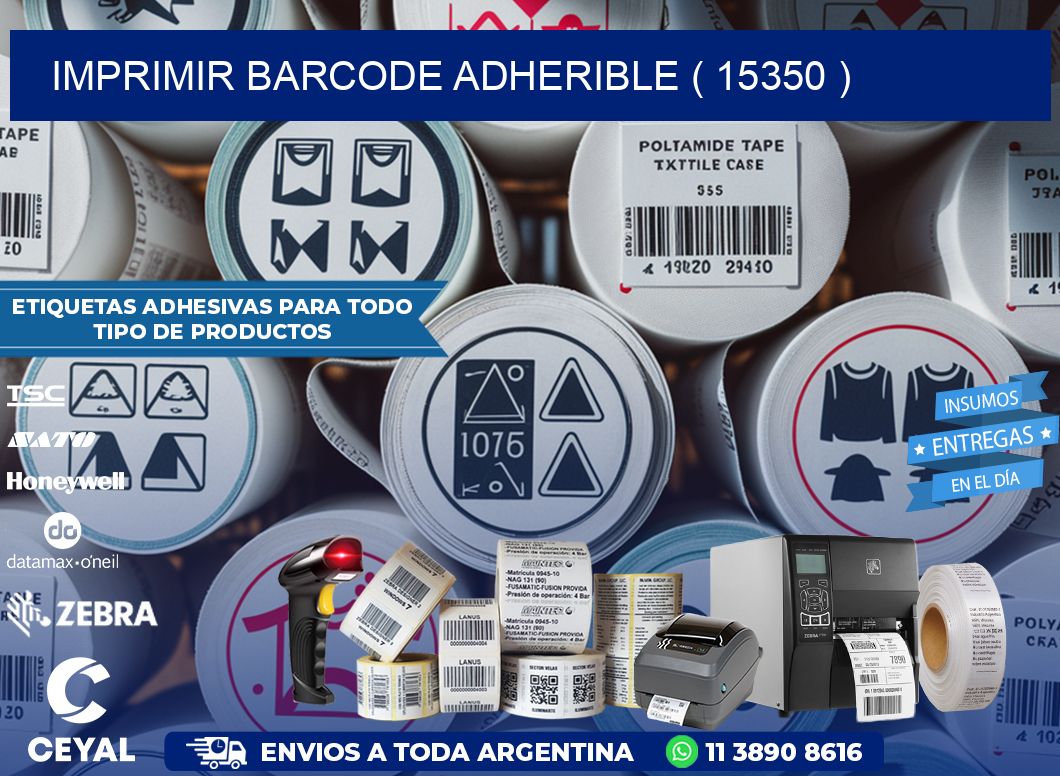 IMPRIMIR BARCODE ADHERIBLE ( 15350 )