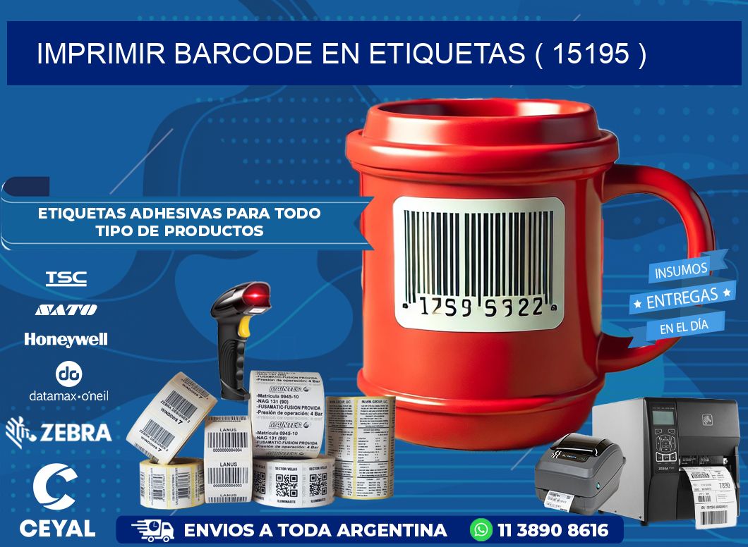 IMPRIMIR BARCODE EN ETIQUETAS ( 15195 )