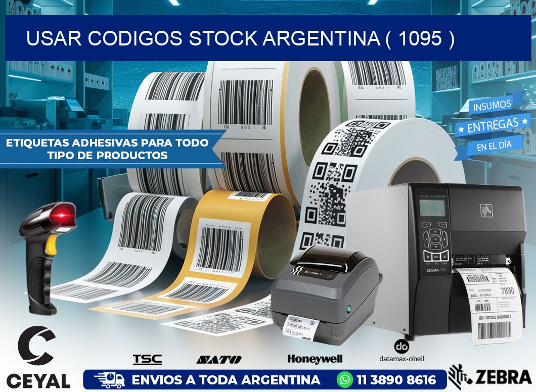 USAR CODIGOS STOCK ARGENTINA ( 1095 )