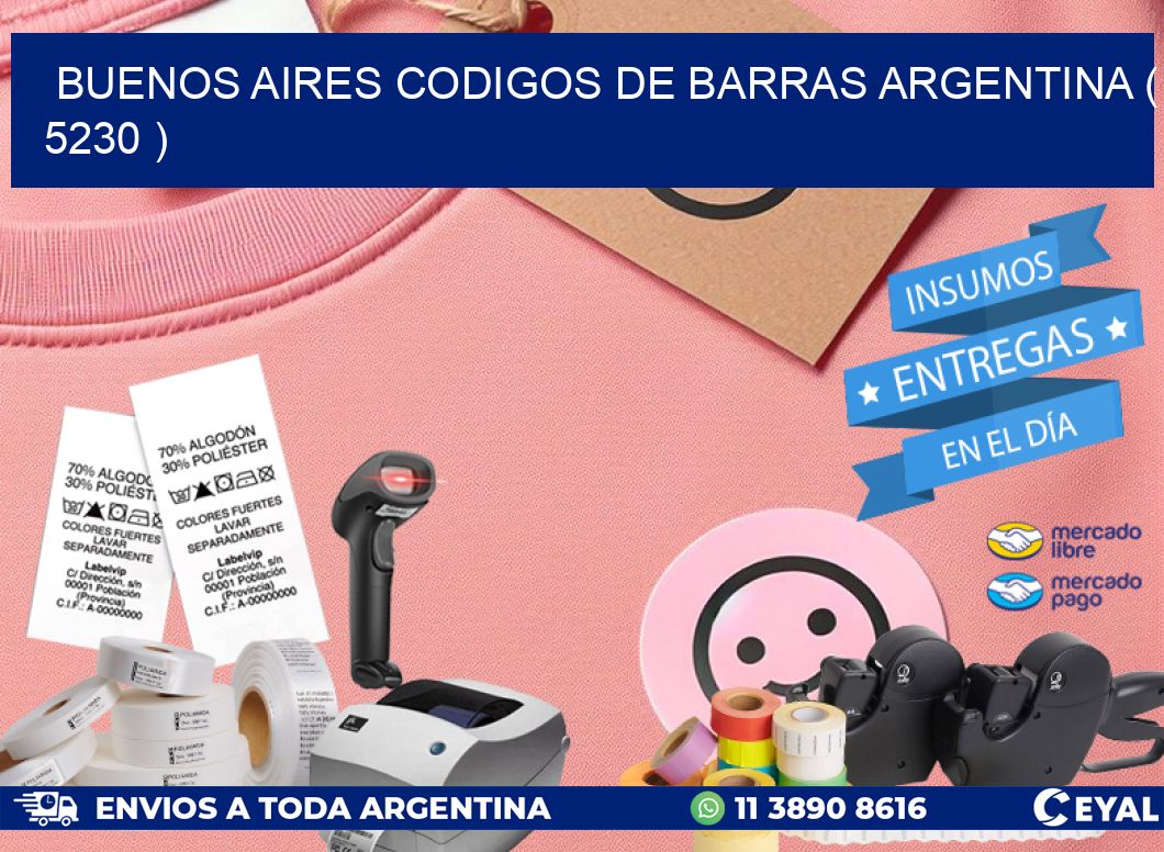 buenos aires codigos de barras argentina ( 5230 )