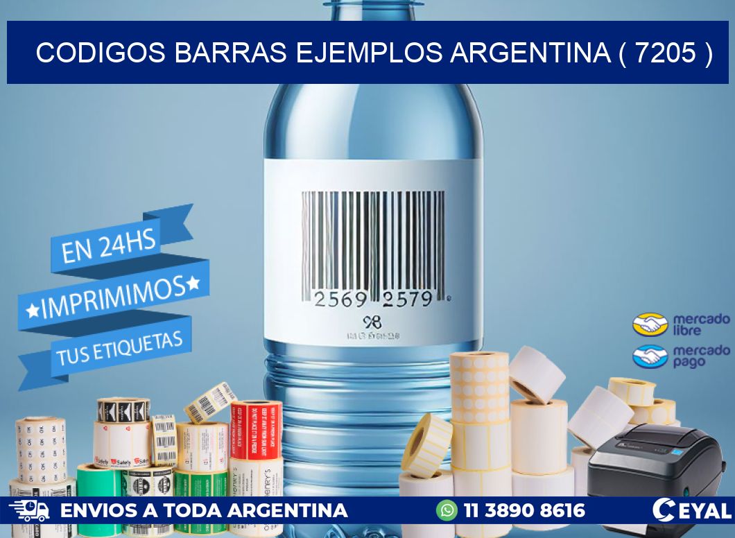 codigos barras ejemplos argentina ( 7205 )