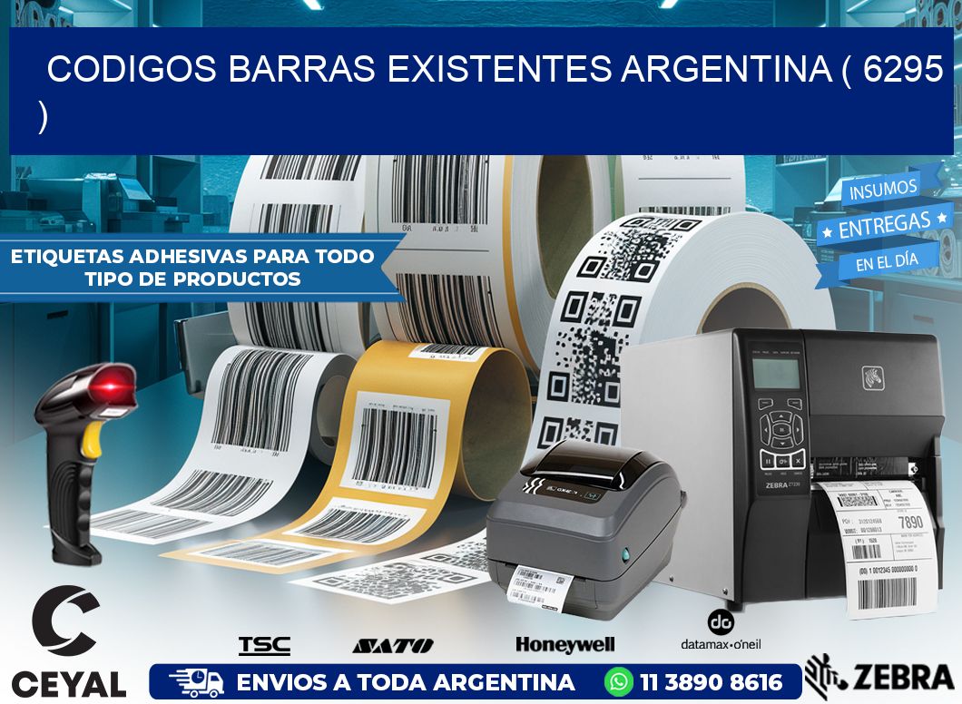 codigos barras existentes argentina ( 6295 )