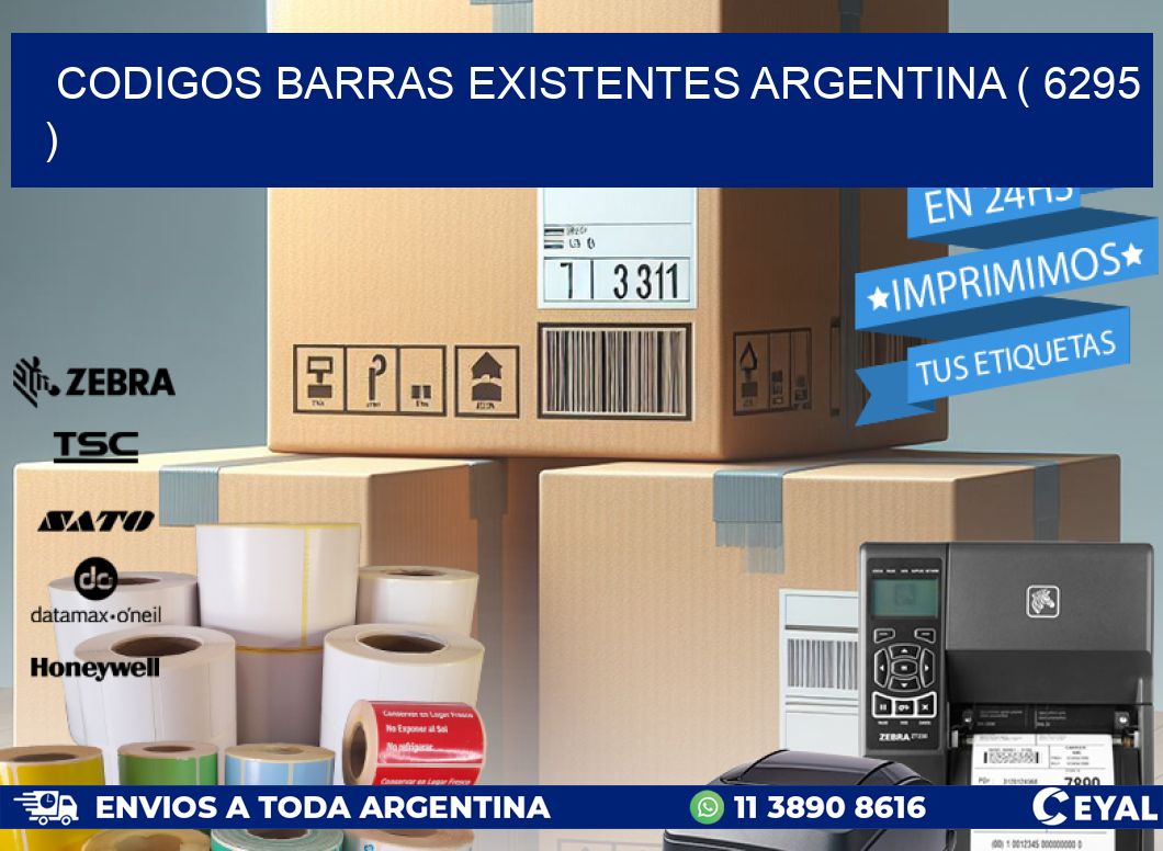codigos barras existentes argentina ( 6295 )