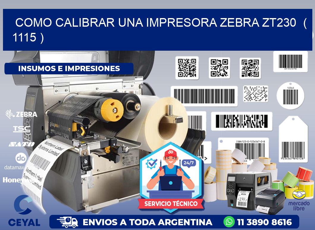 como calibrar una impresora zebra zt230 ( 1115 )