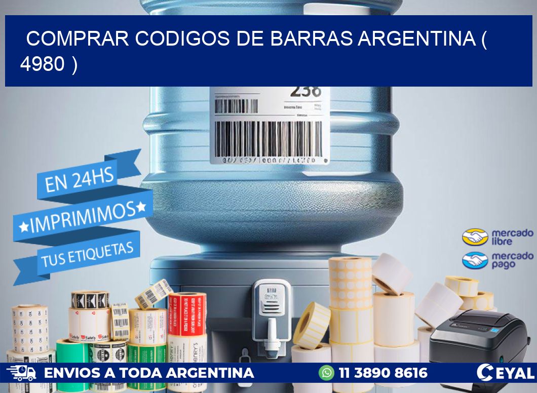 comprar codigos de barras argentina ( 4980 )