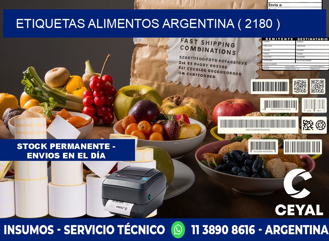 etiquetas alimentos argentina ( 2180 )