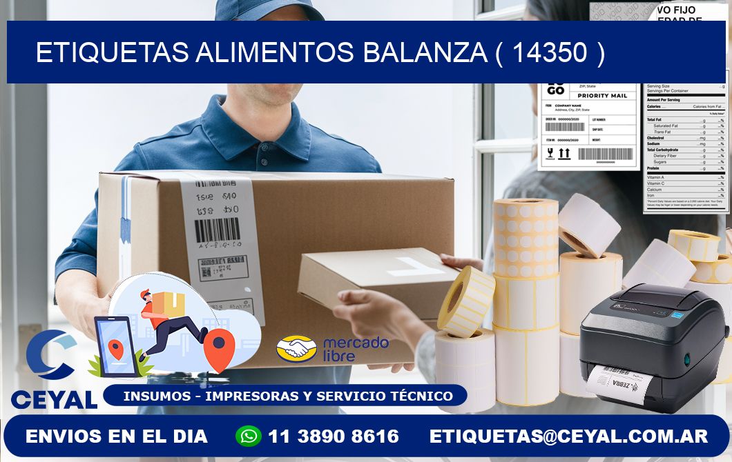 etiquetas alimentos balanza ( 14350 )