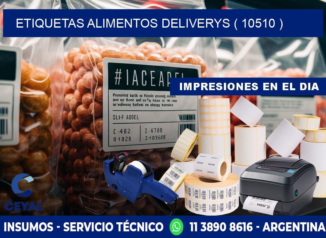 etiquetas alimentos deliverys ( 10510 )