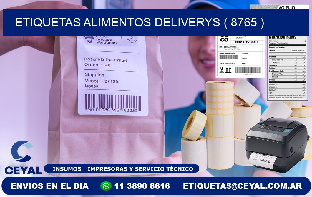 etiquetas alimentos deliverys ( 8765 )