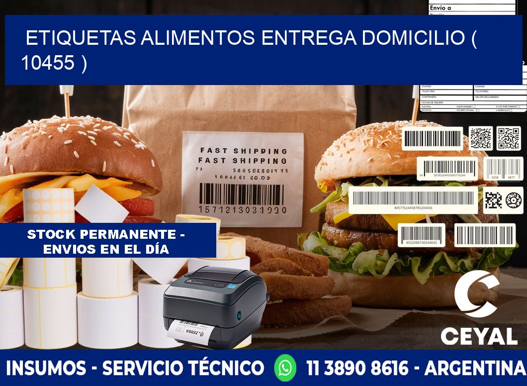 etiquetas alimentos entrega domicilio ( 10455 )