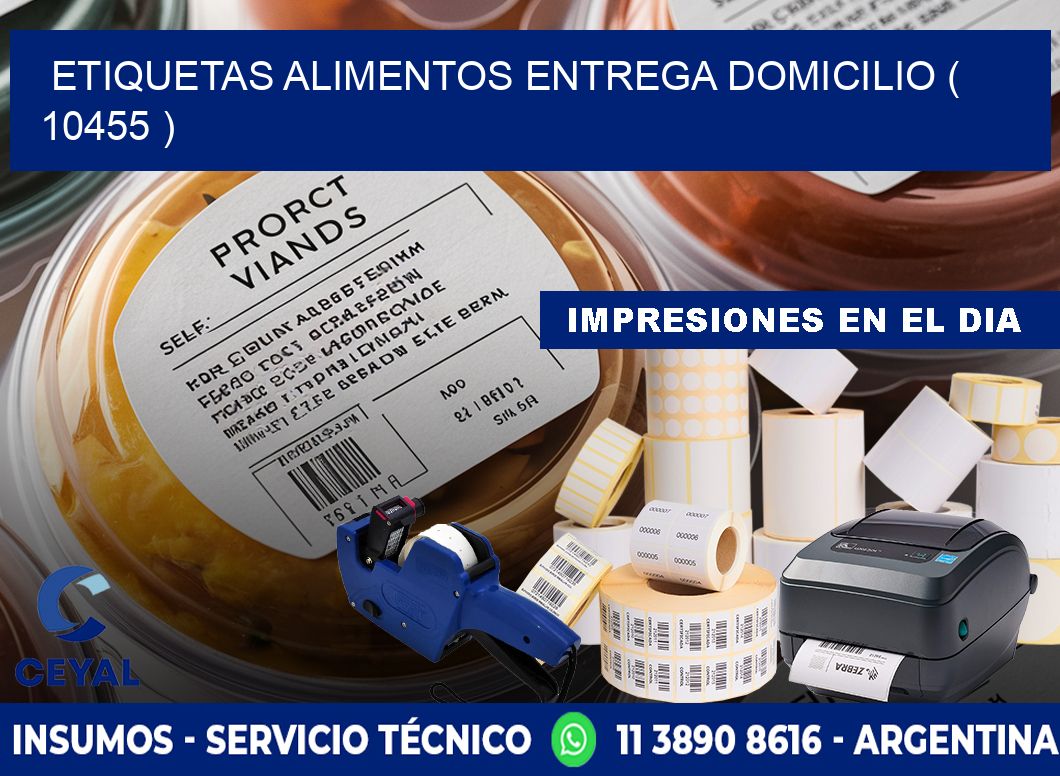 etiquetas alimentos entrega domicilio ( 10455 )