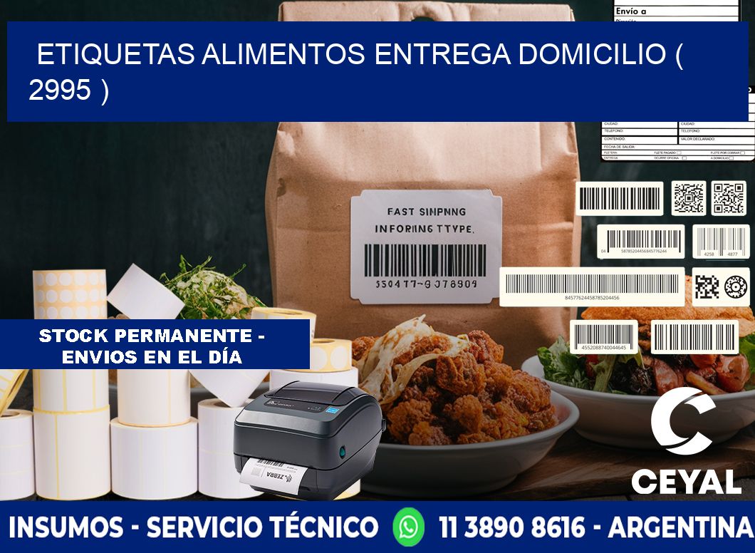 etiquetas alimentos entrega domicilio ( 2995 )
