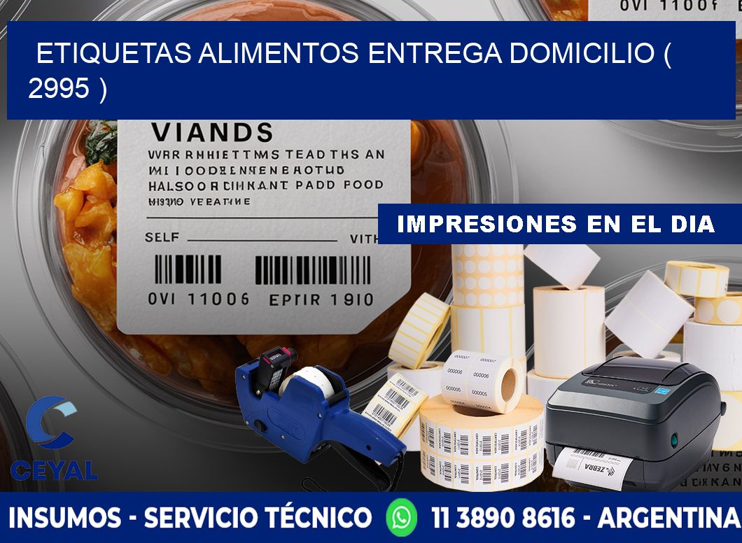 etiquetas alimentos entrega domicilio ( 2995 )