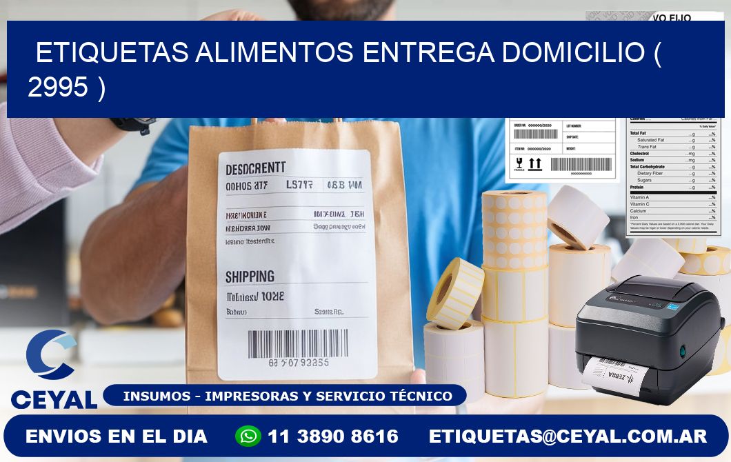 etiquetas alimentos entrega domicilio ( 2995 )